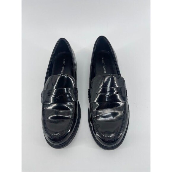 Marc Fisher Womens Ilithia‎ Patent Slip On Loafers Size 7.5 - Picture 2 of 6